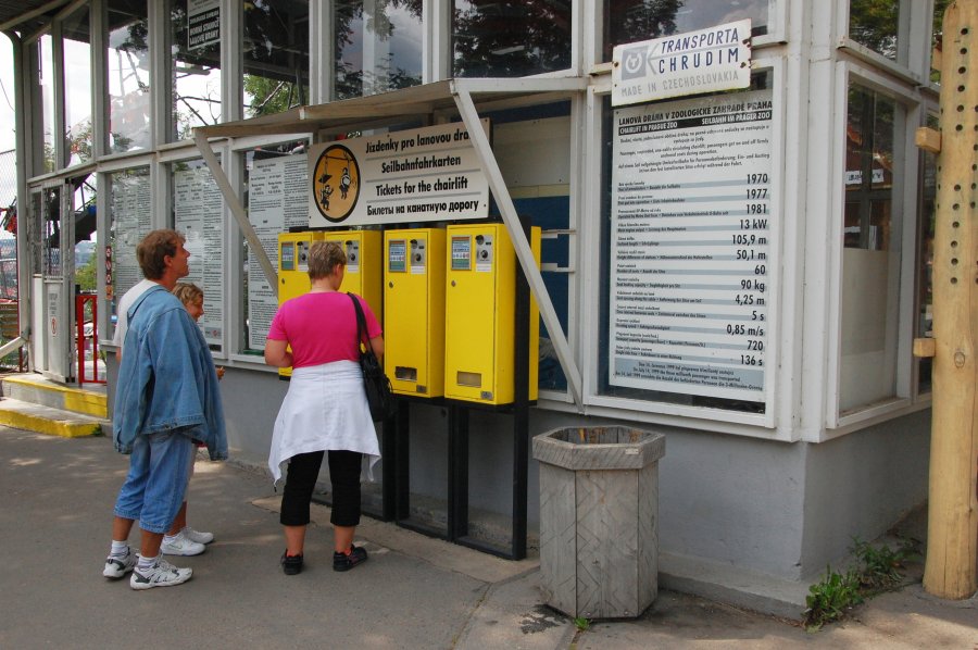 Zoologická zahrada - horní stanice lanové dráhy