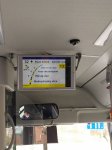 Displej BUSTEC v autobuse MAN
