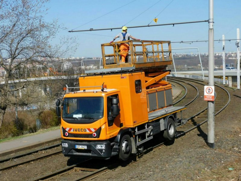 rekonstrukce tramvajové estakády Ohrada - Palmovka