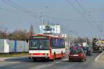 trolejbus 3254 po převedení do vozovny Slatina