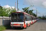 trolejbus 3233 ve vozovně Slatina