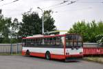 trolejbus 3244 definitivně odstavený z provozu u býv. šrotoviště ve vozovně Slatina
