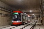 Zkušební jízdy nové tramvaje 45T 1760 na nové trati Osová – Nemocnice Bohunice