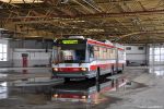 Trolejbus 22Tr ev. č. 3605 před posledním vypravením na pravidelnou linku v pondělí 19. prosince 2022 (kurz 02503)