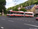  Trolejbus Škoda 22Tr budoucího ev. č. 3607 při zkušební jízdě v Jáchymově