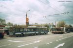 Trolejbus Škoda 22Tr při přetahu z Jihlavy do Brna pomocí odtahového vozu 5273