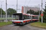 Trolejbus 3604 před odvozem do šrotu dne 8. 6. 2022 (bez evidenčních čísel vzhledem k uvažovanému prodeji)