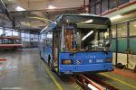 Trolejbus 3045 s atypickým modrým nátěrem byl odstaven z provozu.