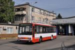 Retro trolejbus Škoda 14Tr17/6M během zkušební jízdy v rámci předání vozu po opravě